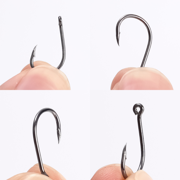 70pcs Fishing Hooks Set High Carbon Steel Barbed Fish Hooks - Image 2